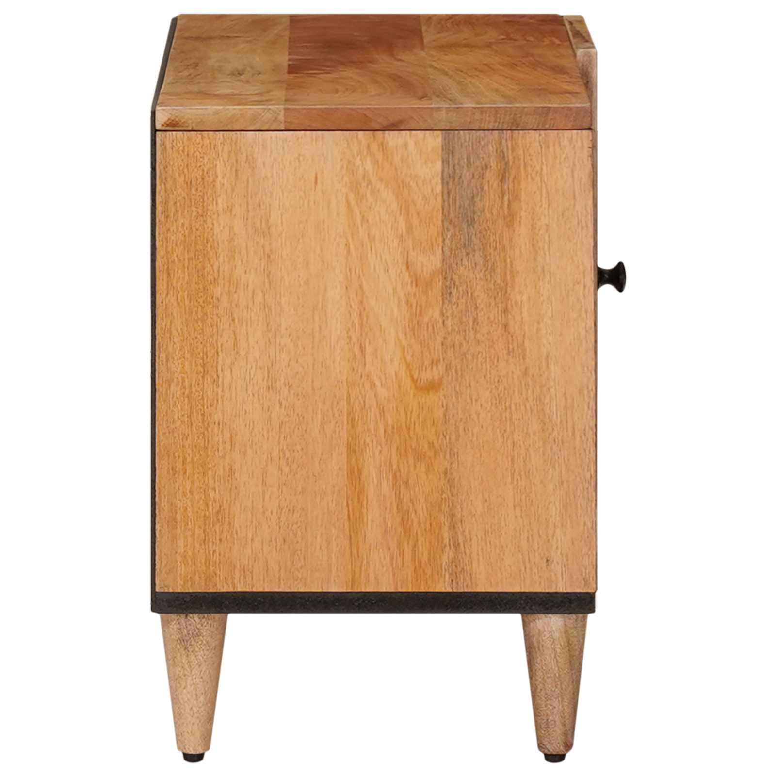 TV-kast met opslag Naturel 80 x 31,5 x 46 cm Massief Mango Hout