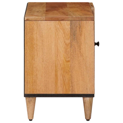 TV-kast met opslag Naturel 80 x 31,5 x 46 cm Massief Mango Hout