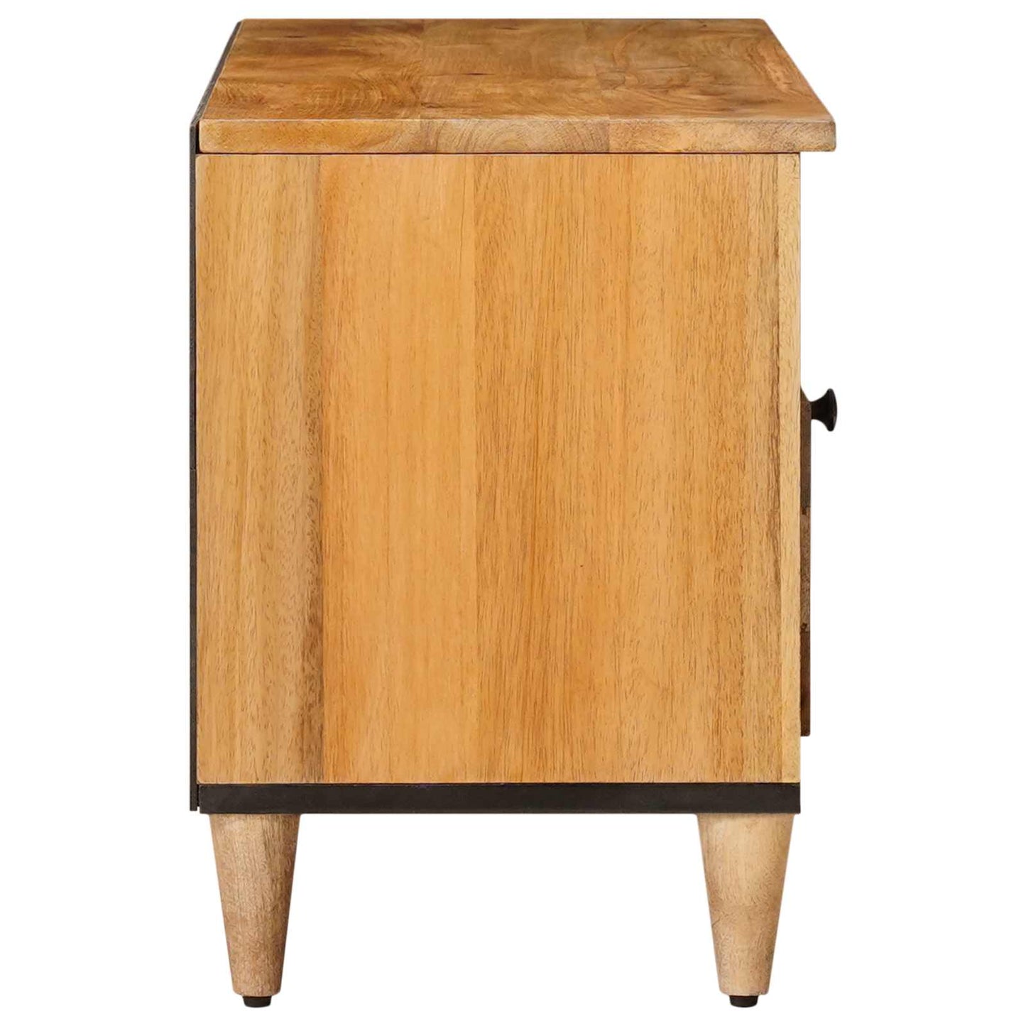 TV-kast met lade Naturel 100 x 33,5 x 46 cm Massief Mango Hout