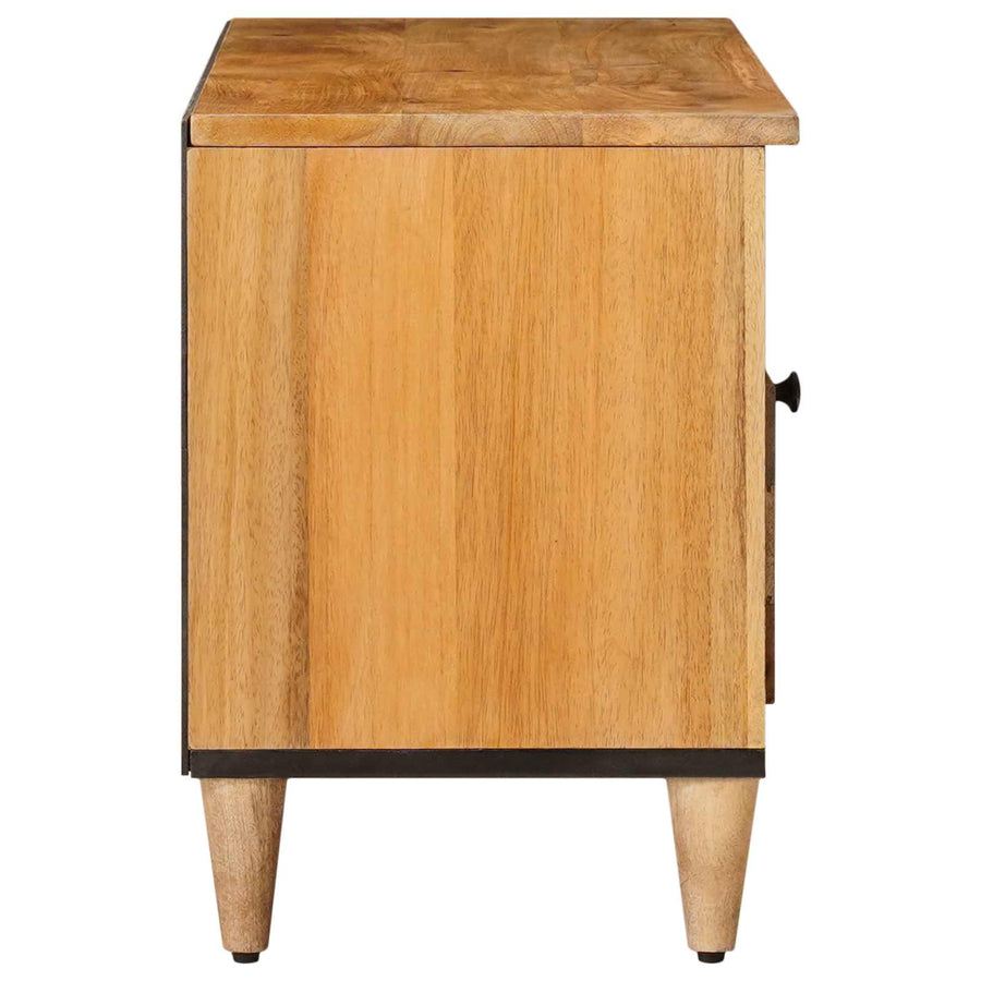 TV-kast met lade Naturel 100 x 33,5 x 46 cm Massief Mango Hout