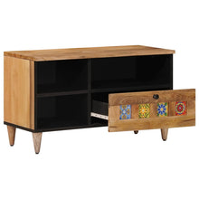 TV-kast met lade Naturel 80 x 33,5 x 46 cm Massief Mango Hout