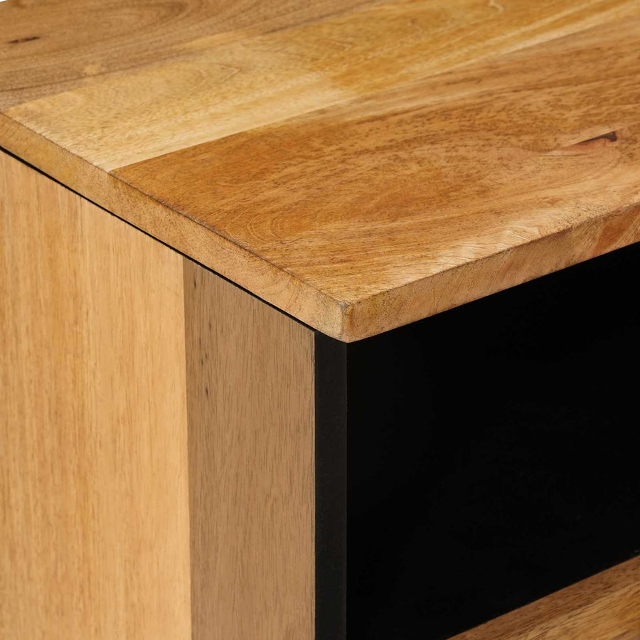 TV-kast met lade Naturel 100 x 33,5 x 46 cm Massief Mango Hout