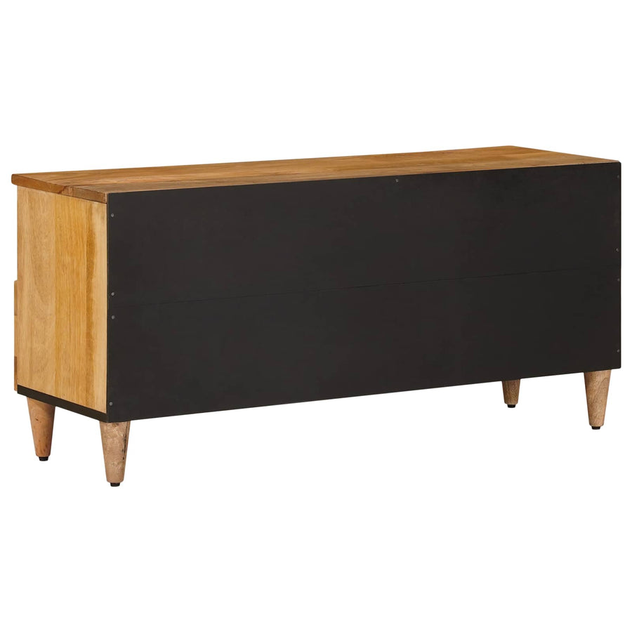 TV-kast met lade Naturel 100 x 33,5 x 46 cm Massief Mango Hout