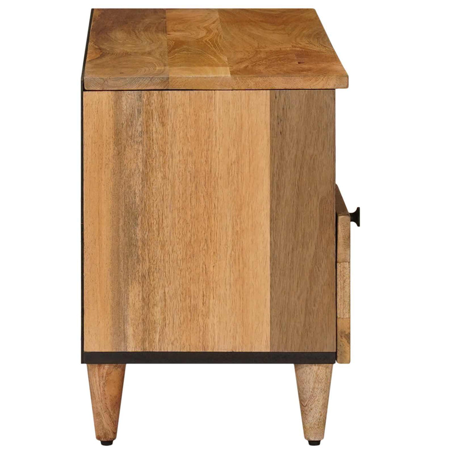 TV-kast met lade Naturel 100 x 33,5 x 46 cm Massief Mango Hout