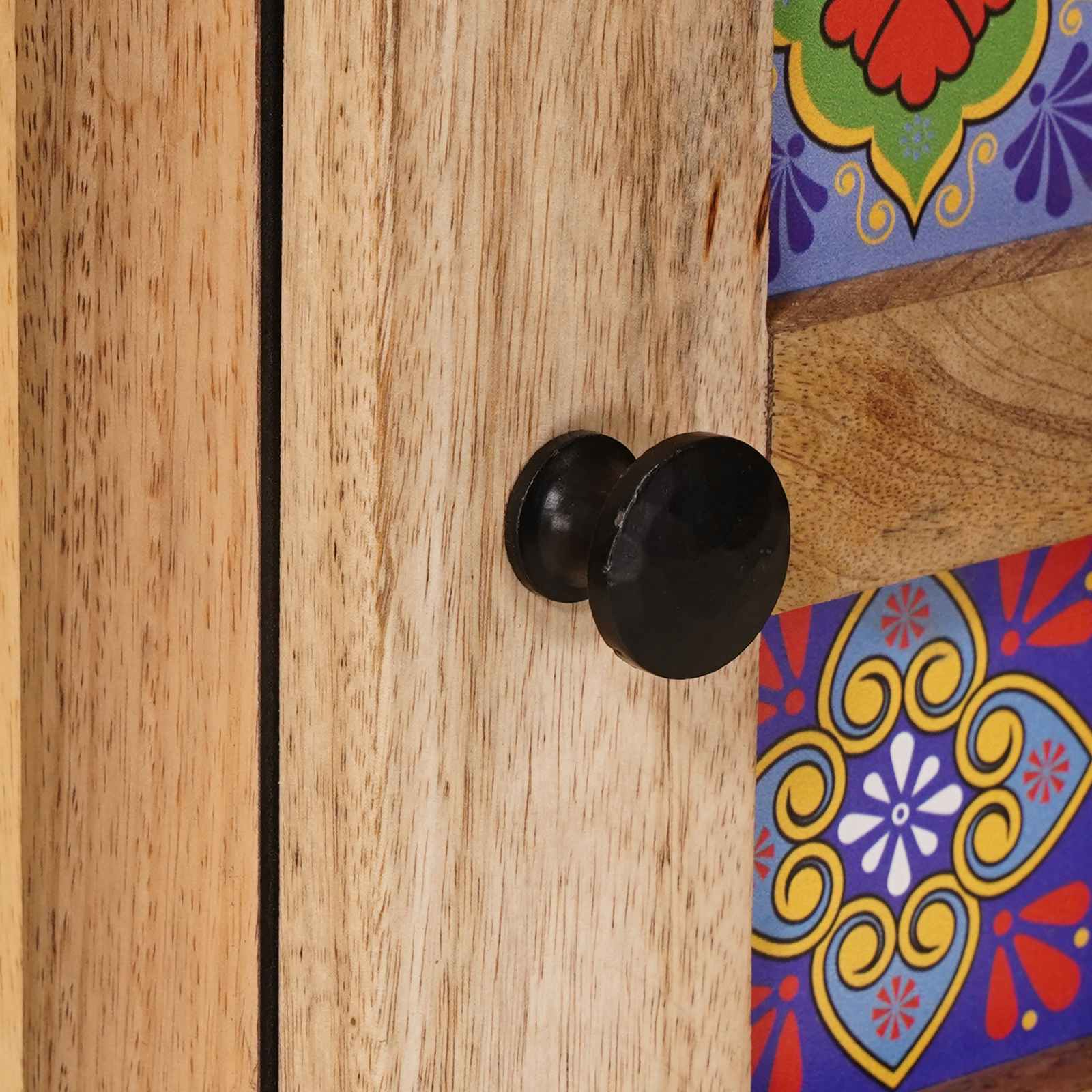 Badkamerkast Naturel 38 x 33,5 x 58 cm Massief Mango Hout