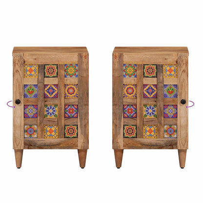Badkamerkast Naturel 38 x 33,5 x 58 cm Massief Mango Hout