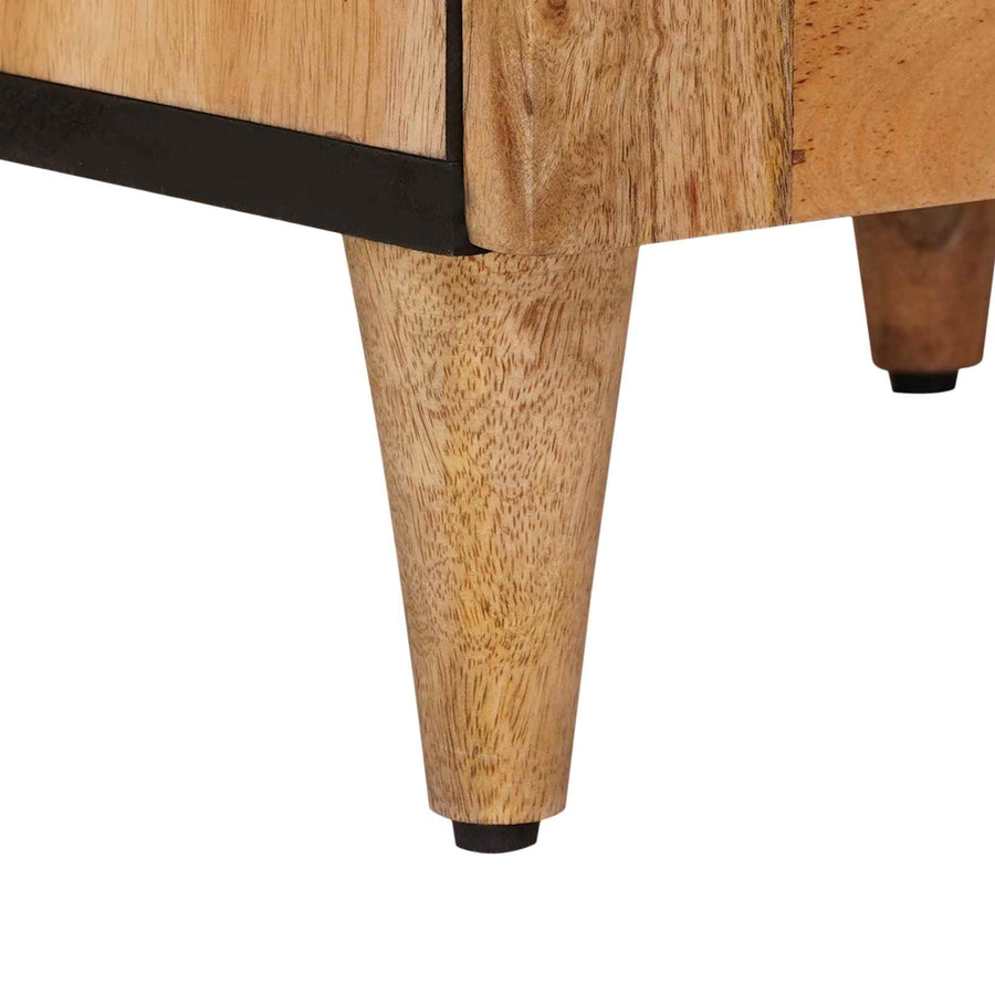 Badkamerkast Naturel 38 x 33 x 160 cm Massief Mango Hout
