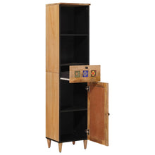 Badkamerkast Naturel 38 x 33 x 160 cm Massief Mango Hout