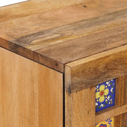 Dressoir met lade Naturel 40 x 33,5 x 75 cm Massief Mango Hout