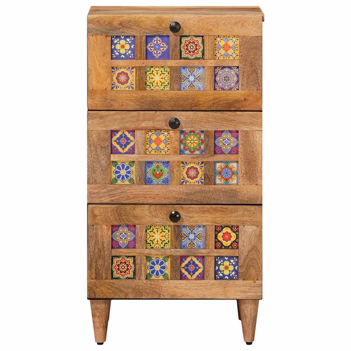 Dressoir met lade Naturel 40 x 33,5 x 75 cm Massief Mango Hout