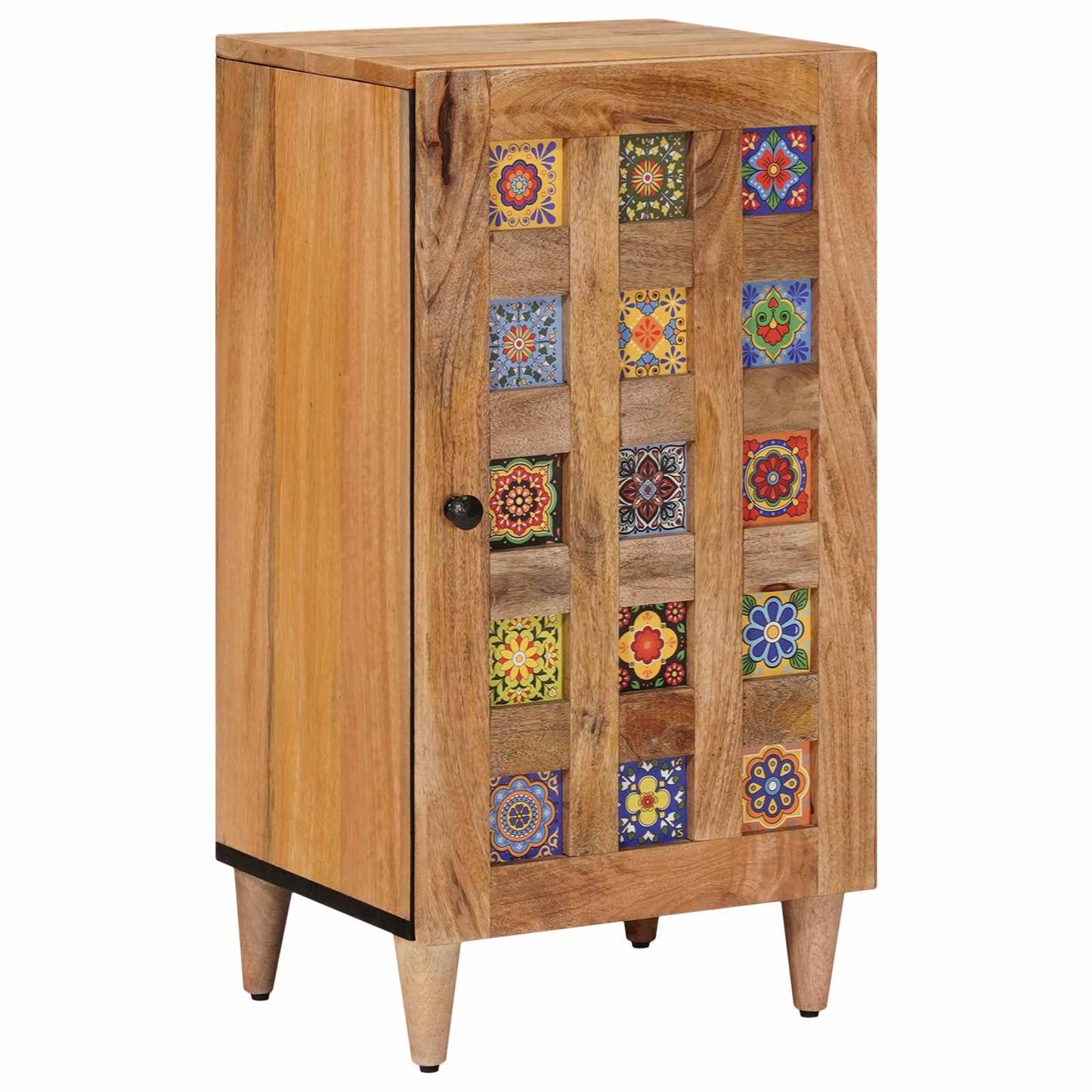 Dressoir Naturel 40 x 33,5 x 75 cm Massief Mango Hout