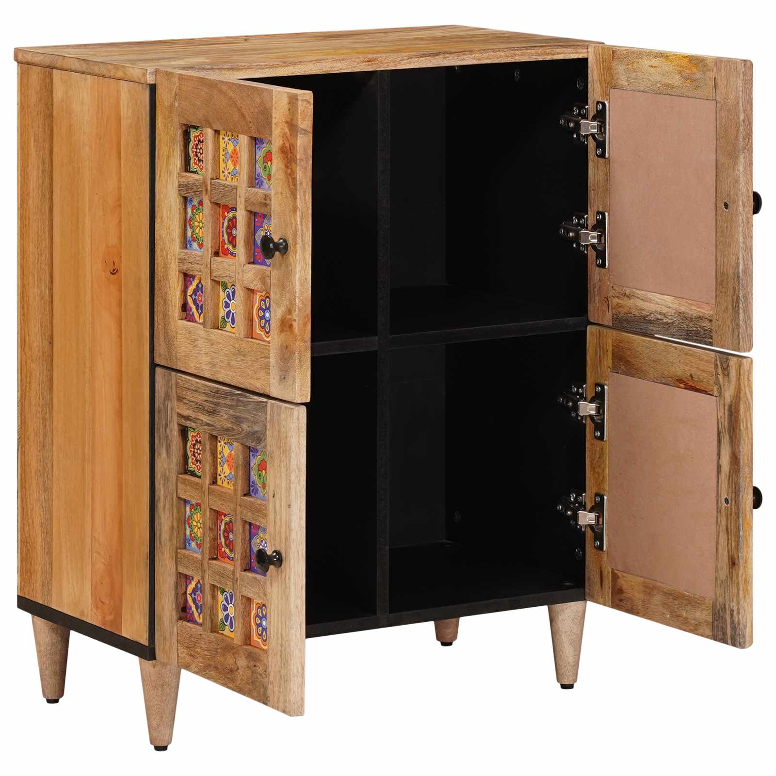 Dressoir Naturel 60 x 33,5 x 75 cm Massief Mango Hout