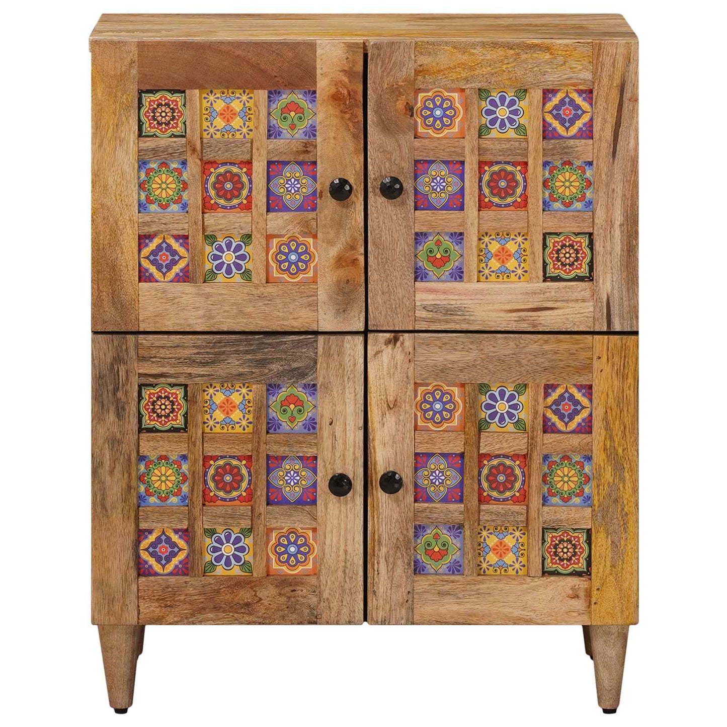 Dressoir Naturel 60 x 33,5 x 75 cm Massief Mango Hout
