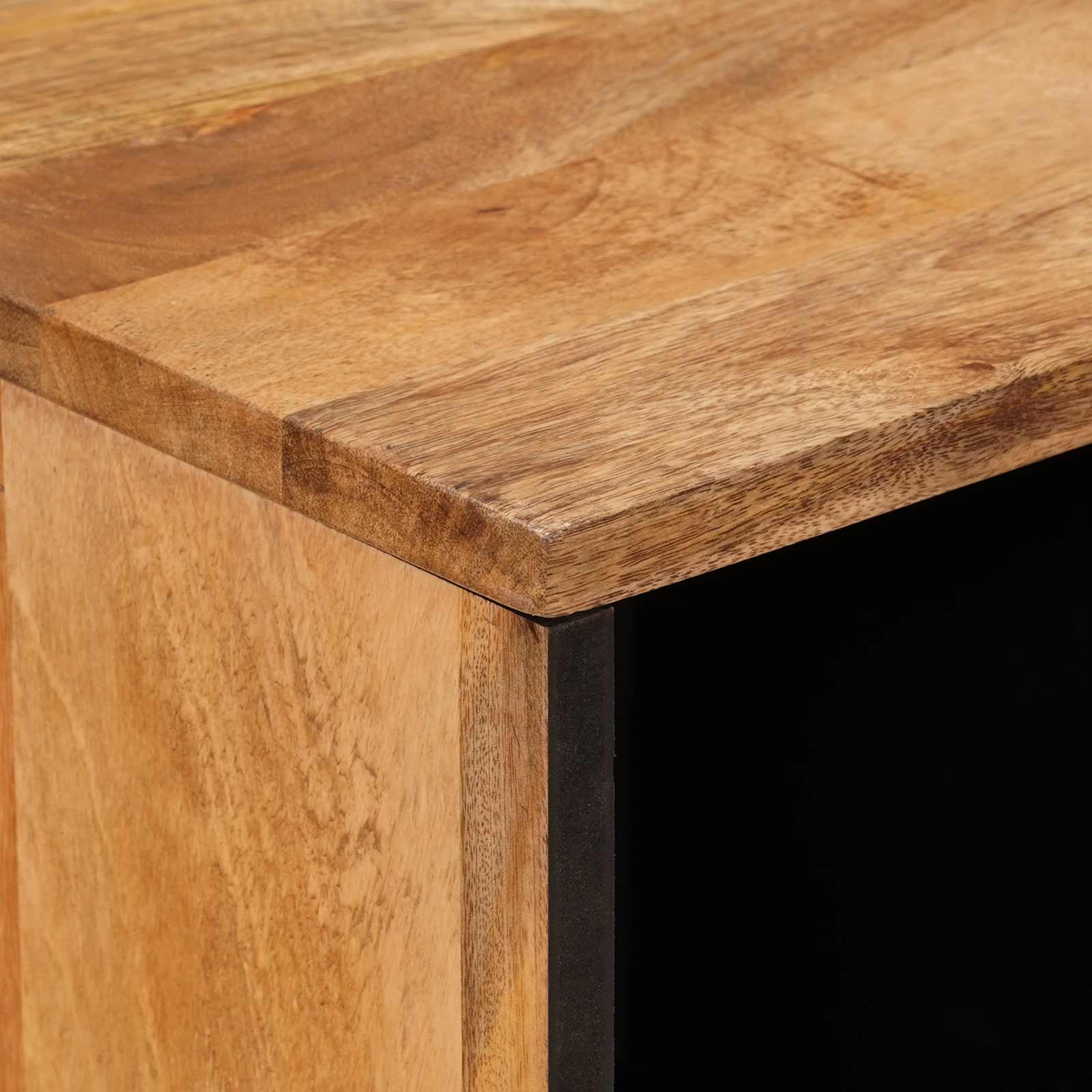 Dressoir Naturel 80 x 33,5 x 75 cm Massief Mango Hout