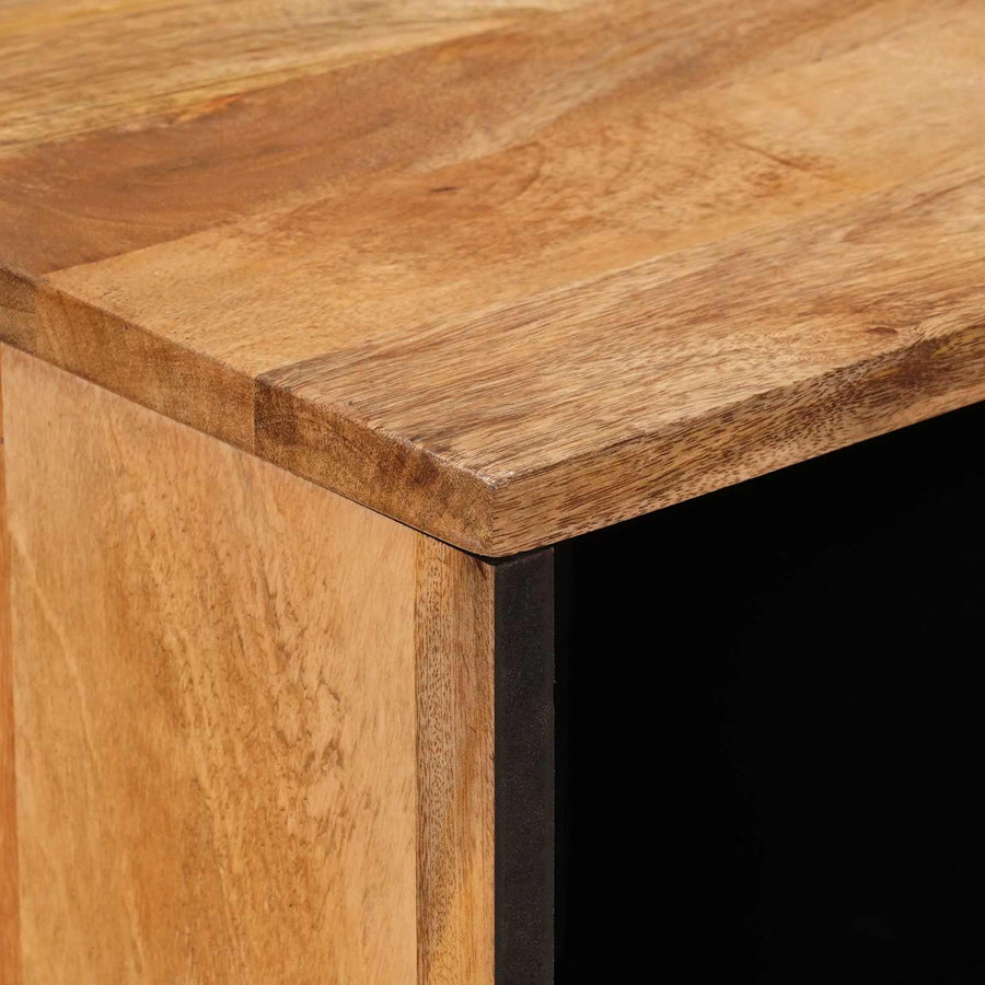 Dressoir Naturel 80 x 33,5 x 75 cm Massief Mango Hout