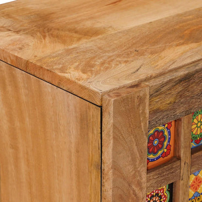 Dressoir met plank Naturel 90 x 33,5 x 75 cm Massief Mango Hout
