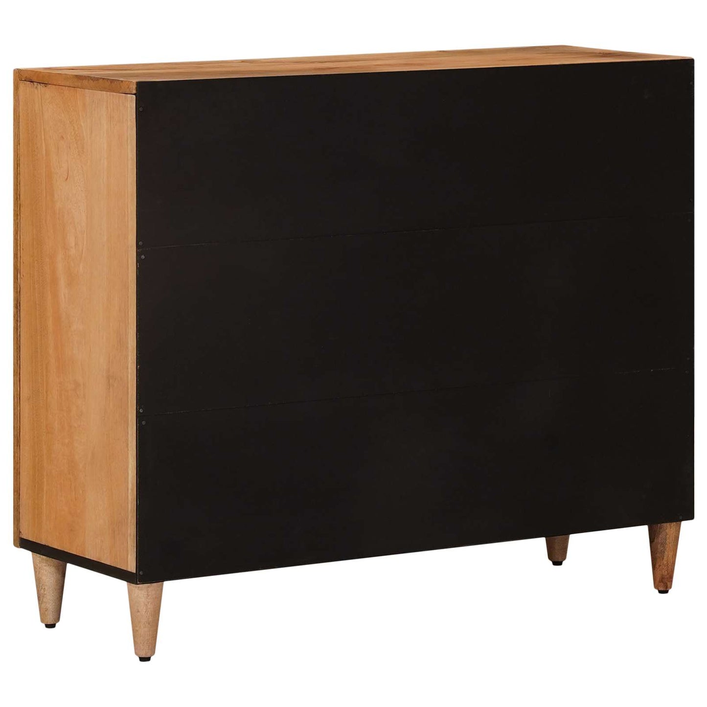 Dressoir met plank Naturel 90 x 33,5 x 75 cm Massief Mango Hout