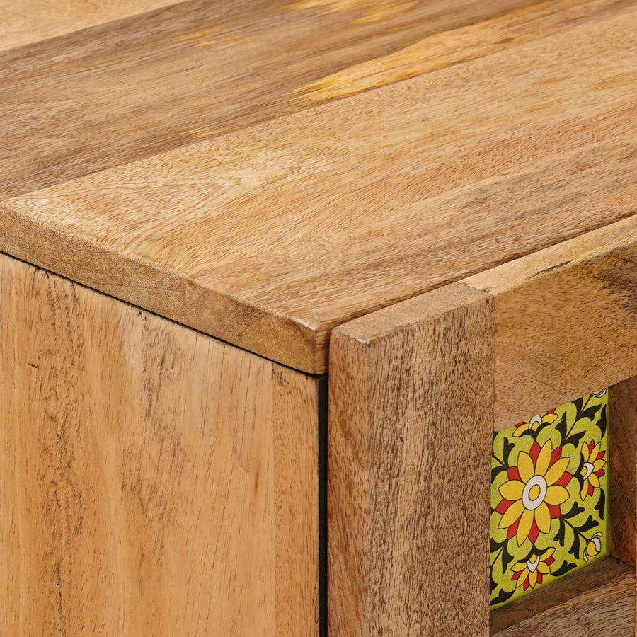 Hoge kast Naturel 60 x 33,5 x 100 cm Massief Mango Hout