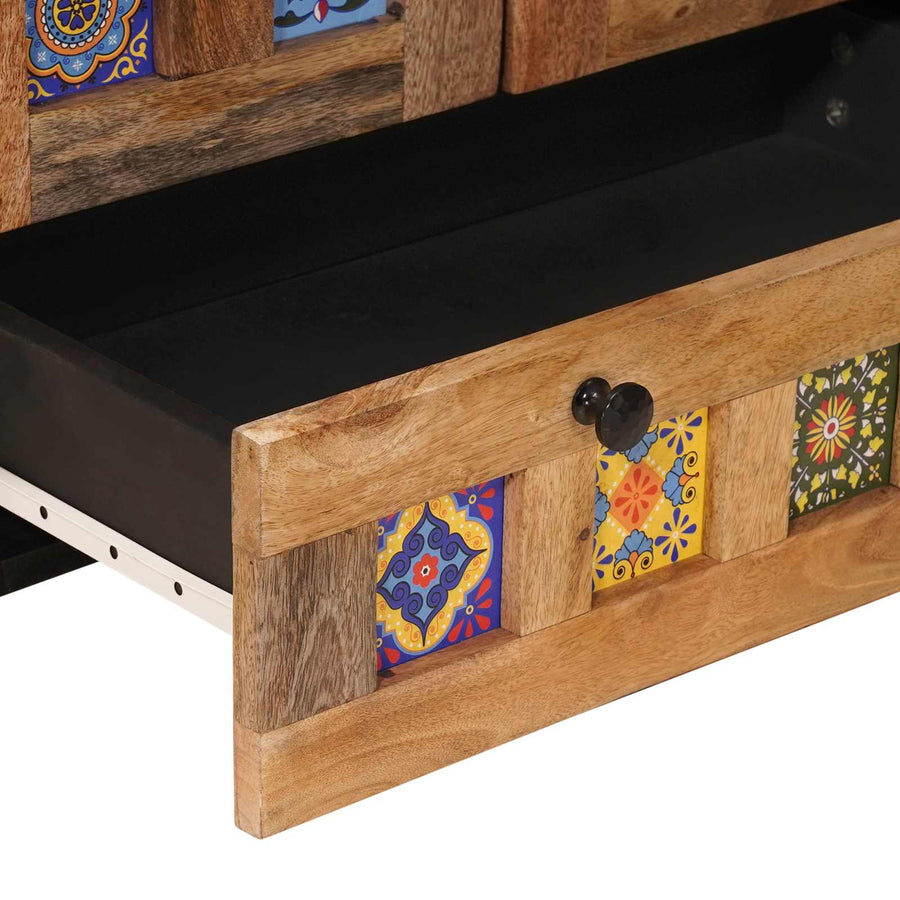 Hoge kast Naturel 60 x 33,5 x 100 cm Massief Mango Hout