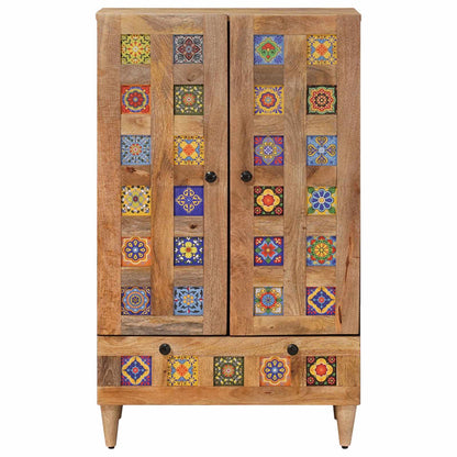 Hoge kast Naturel 60 x 33,5 x 100 cm Massief Mango Hout