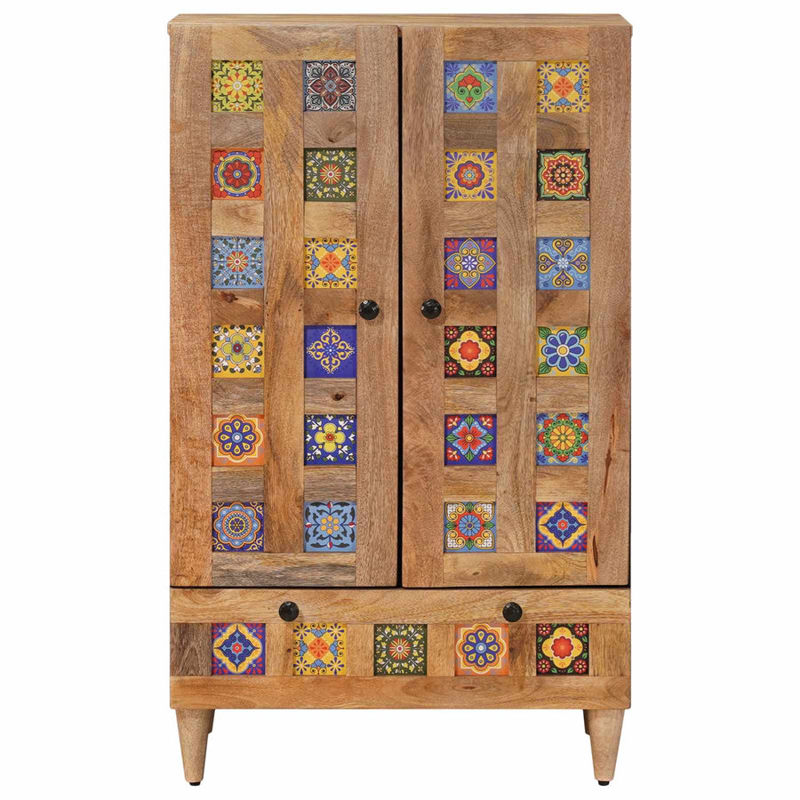 Hoge kast Naturel 60 x 33,5 x 100 cm Massief Mango Hout