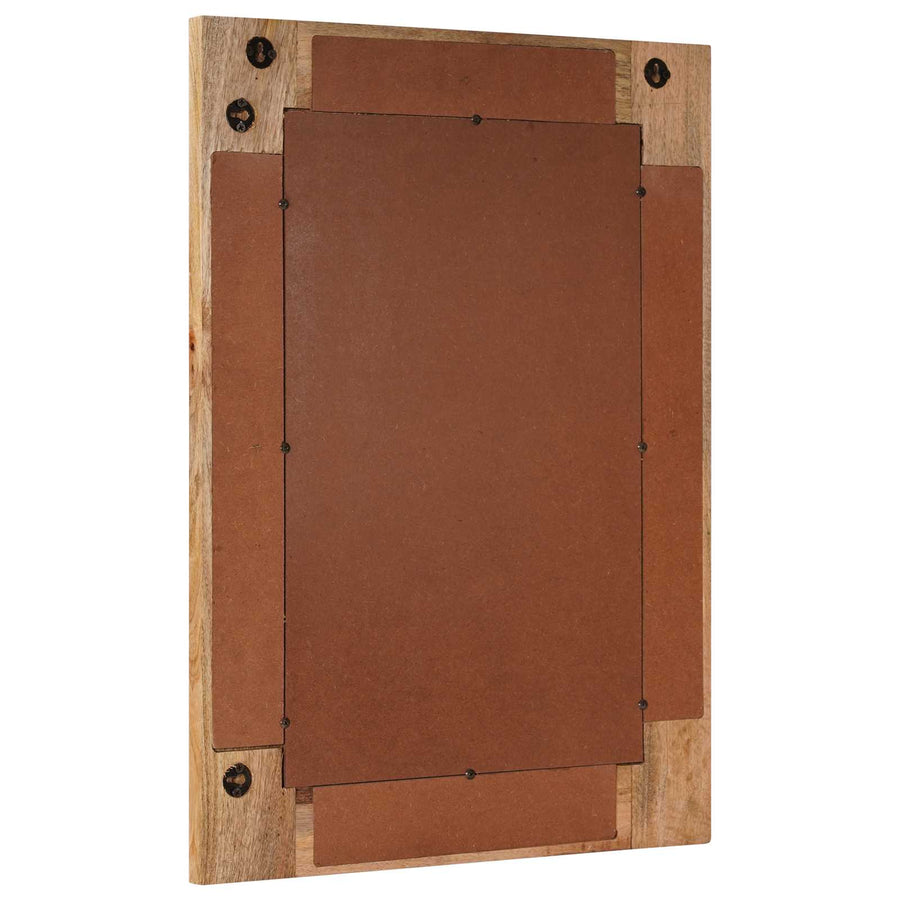 Badkamer Spiegel Naturel 50 x 70 x 3 cm Massief Mango Hout