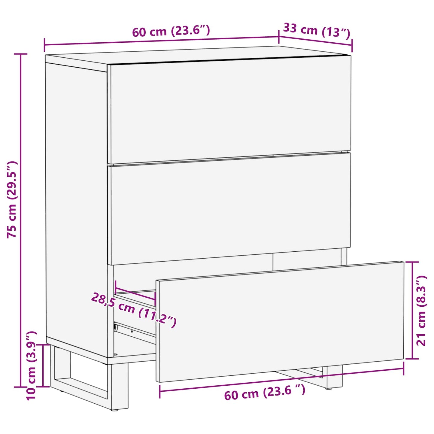 Opslag Dressoir