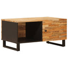 Coffee Table Brown 80 x 50 x 40 cm Solid Mango Wood