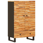 Storage Highboard Brown 60 x 33 x 100 cm Solid Mango Wood