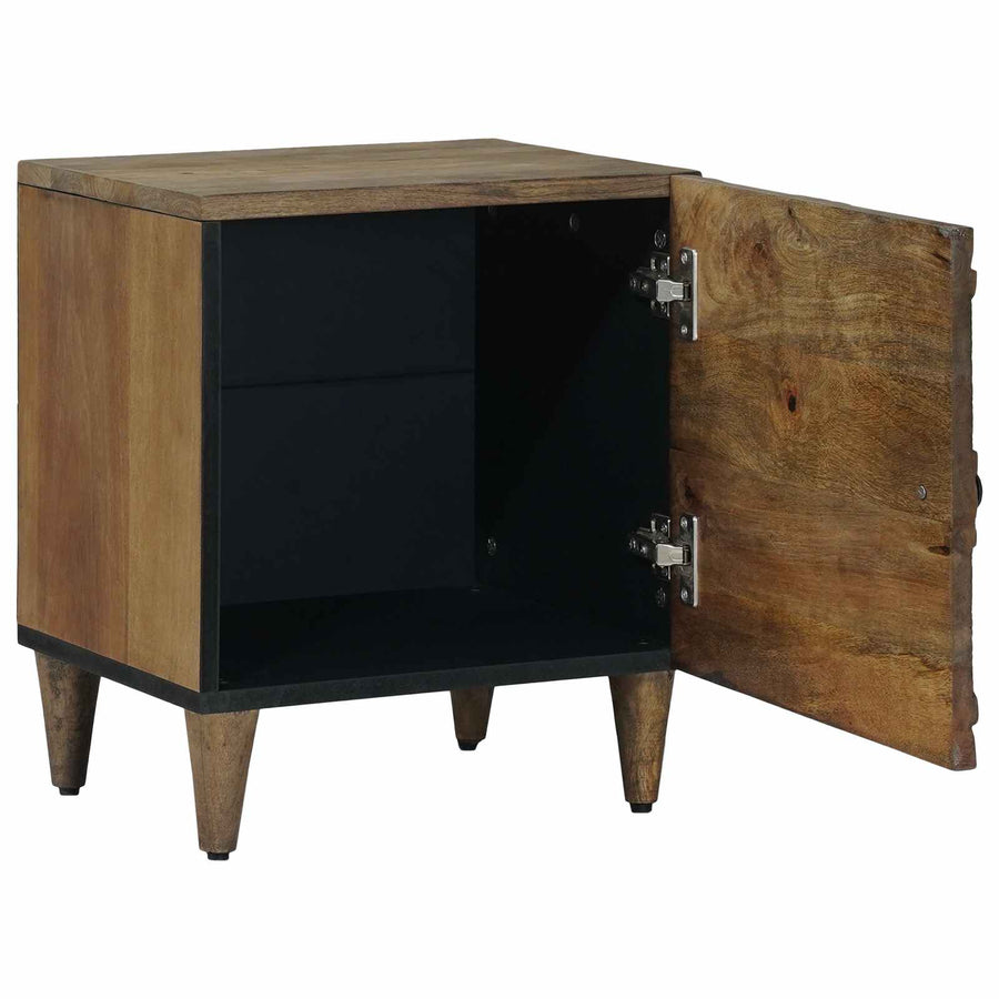 Nachtkastje Bruin 40 x 33,5 x 46 cm Massief Mango Hout