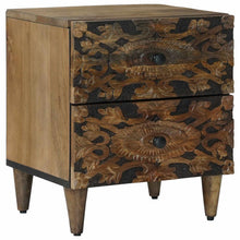 Nachtkastje 2 pcs Bruin 40 x 33,5 x 46 cm Massief Mango Hout