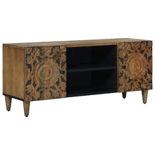 TV-kast met opslag Bruin 105 x 33,5 x 46 cm Massief Mango Hout