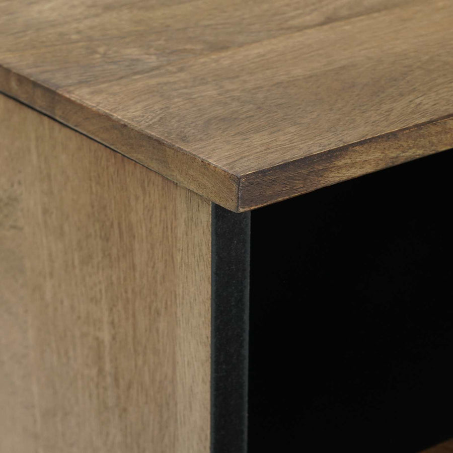 TV-kast met opslag Bruin 70 x 33,5 x 46 cm Massief Mango Hout