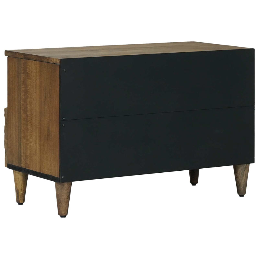 TV-kast met opslag Bruin 70 x 33,5 x 46 cm Massief Mango Hout