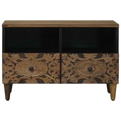 TV-kast met opslag Bruin 70 x 33,5 x 46 cm Massief Mango Hout