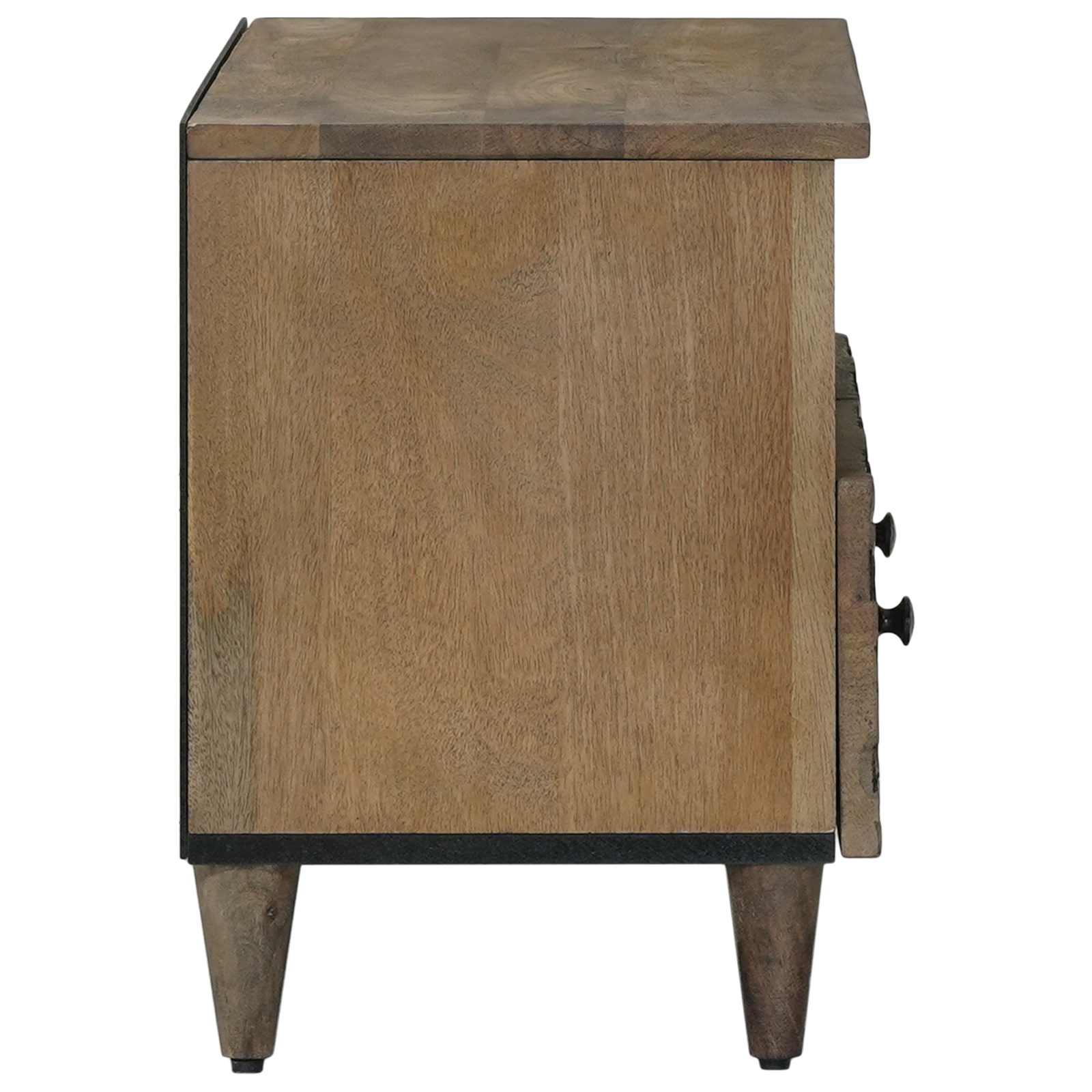 TV-kast met opslag Bruin 70 x 33,5 x 46 cm Massief Mango Hout
