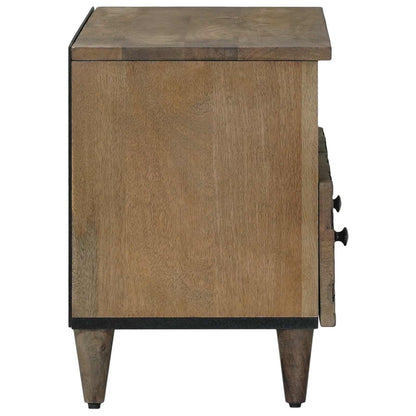 TV-kast met opslag Bruin 70 x 33,5 x 46 cm Massief Mango Hout
