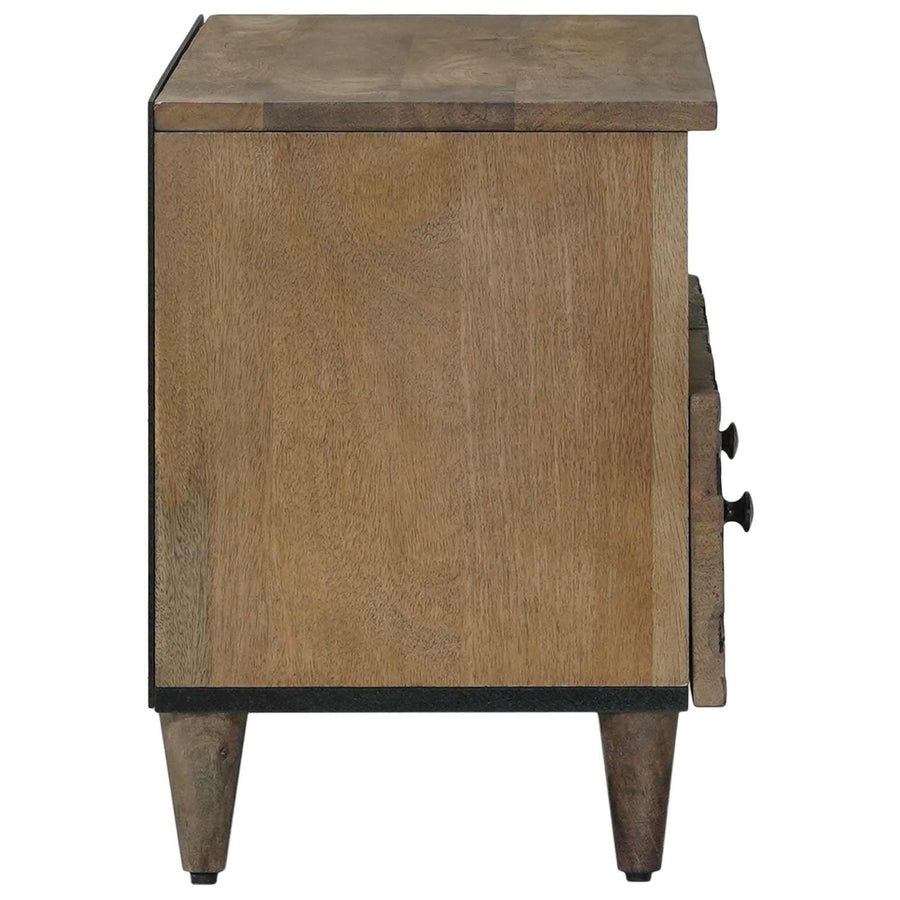 TV-kast met opslag Bruin 70 x 33,5 x 46 cm Massief Mango Hout