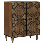 Dressoir massief mango hout 60x33,5x75 cm bruin