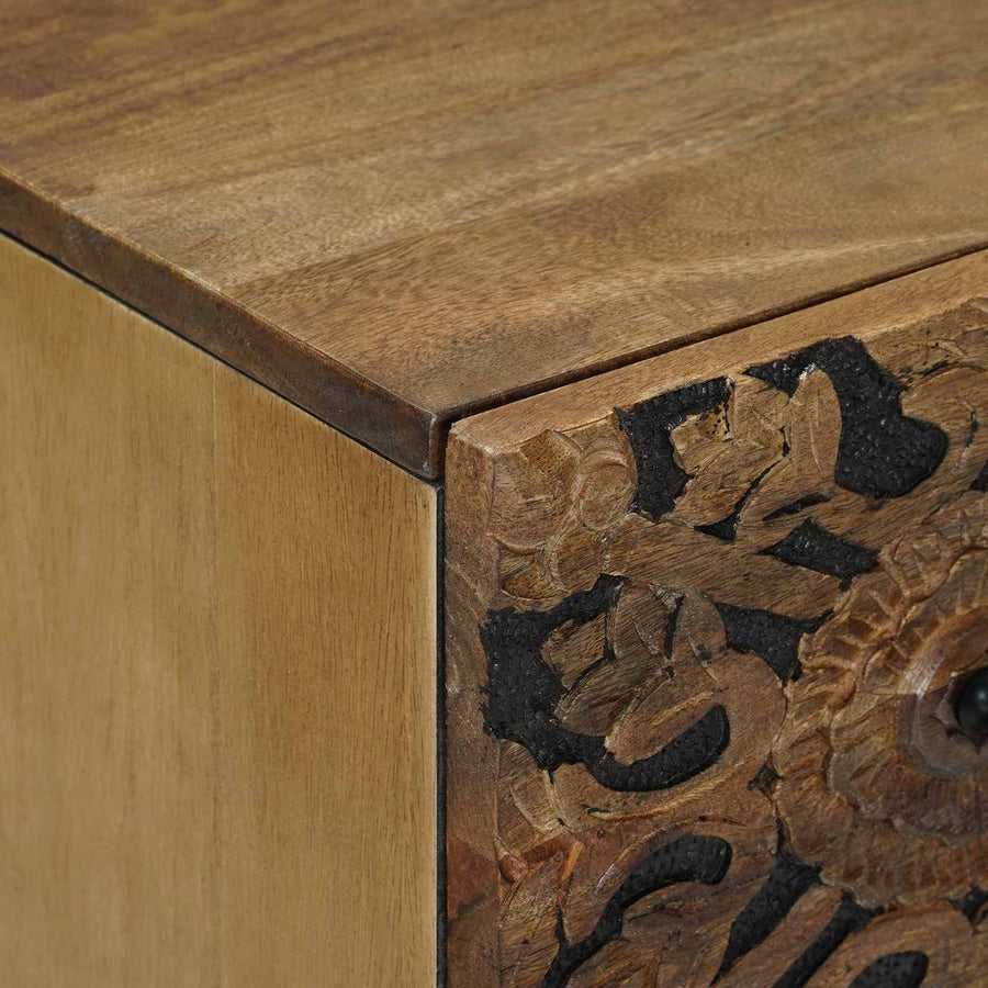 Opslag Dressoir Bruin 60 x 33,5 x 75 cm Massief Mango Hout
