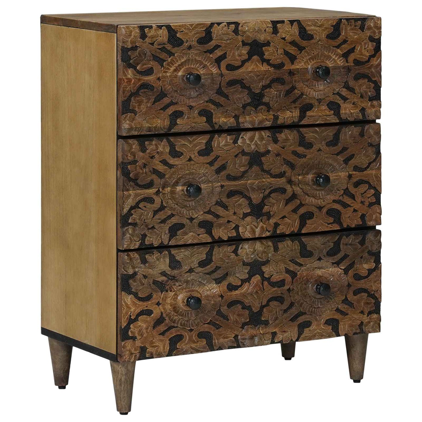 Opslag Dressoir Bruin 60 x 33,5 x 75 cm Massief Mango Hout