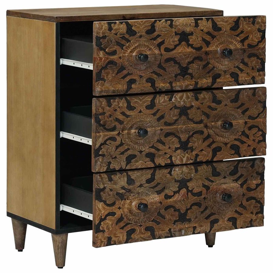 Opslag Dressoir Bruin 60 x 33,5 x 75 cm Massief Mango Hout