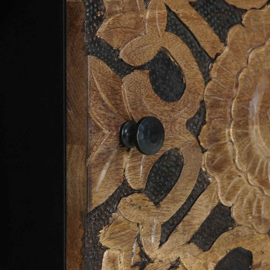 Salontafel Bruin 80 x 50 x 40 cm Massief Mango Hout