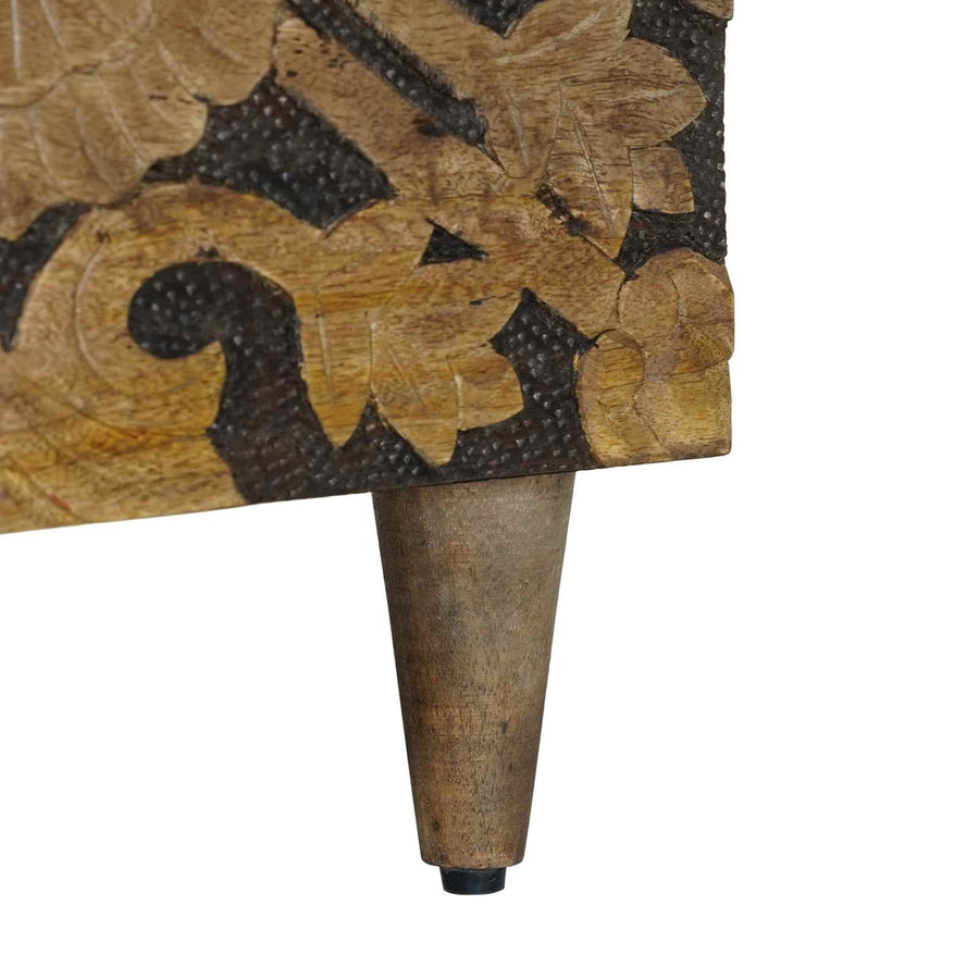 Salontafel Bruin 80 x 50 x 40 cm Massief Mango Hout