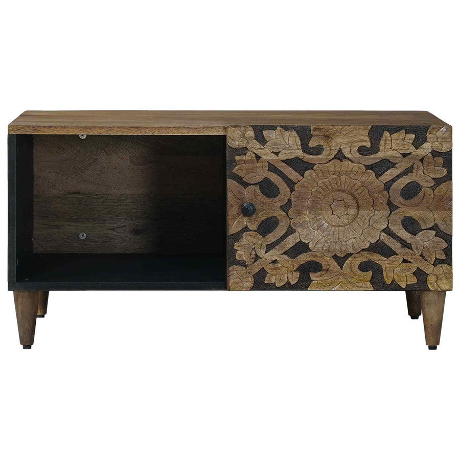 Salontafel Bruin 80 x 50 x 40 cm Massief Mango Hout