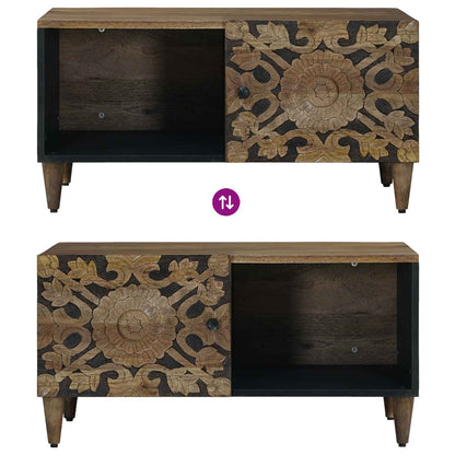 Salontafel Bruin 80 x 50 x 40 cm Massief Mango Hout