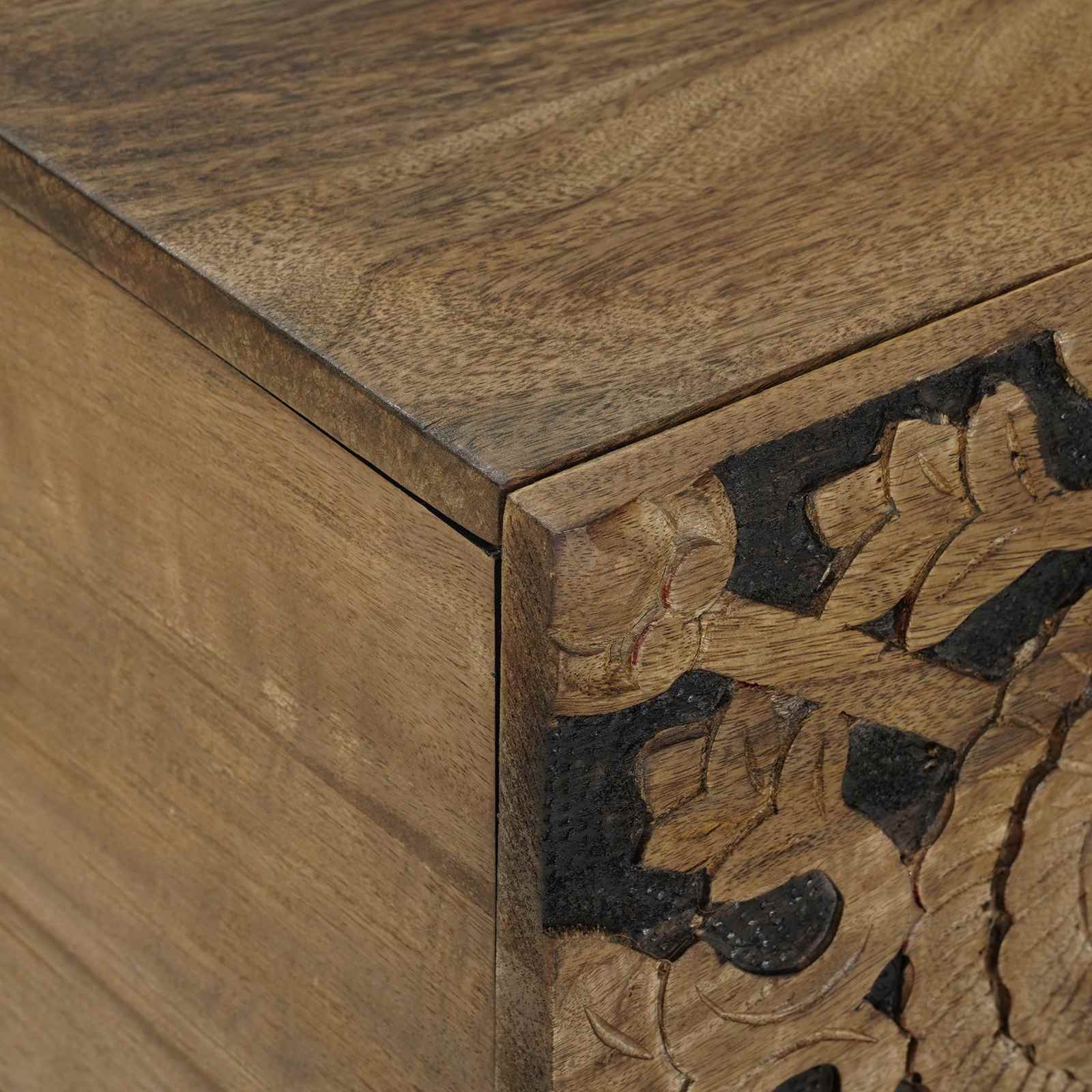 Salontafel Bruin 80 x 50 x 40 cm Massief Mango Hout