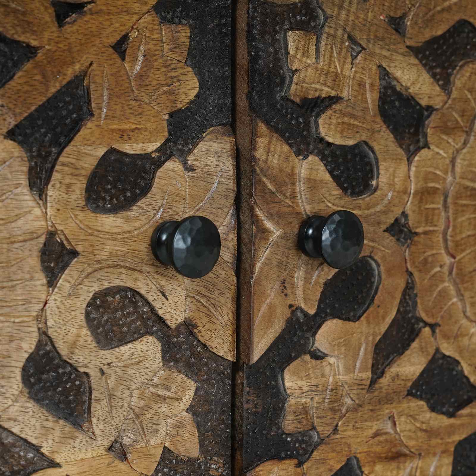 Salontafel Bruin 80 x 50 x 40 cm Massief Mango Hout