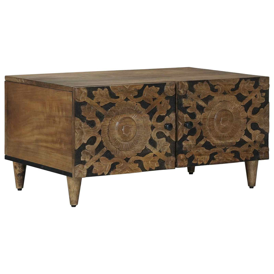 Salontafel Bruin 80 x 50 x 40 cm Massief Mango Hout