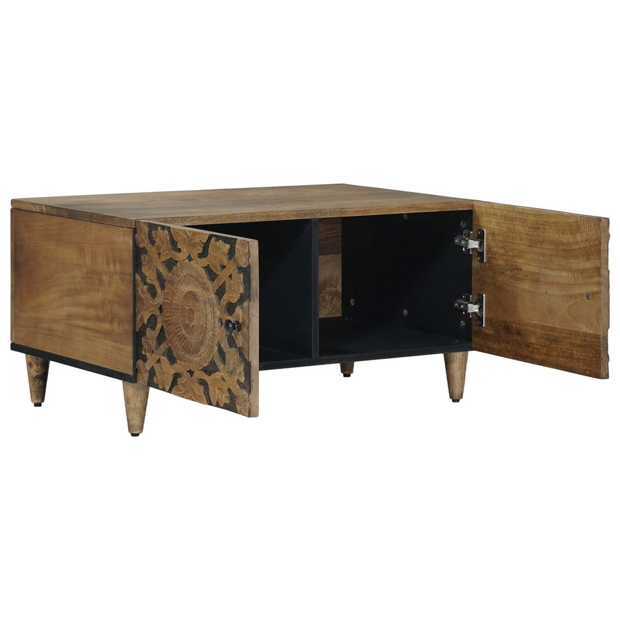 Salontafel Bruin 80 x 50 x 40 cm Massief Mango Hout